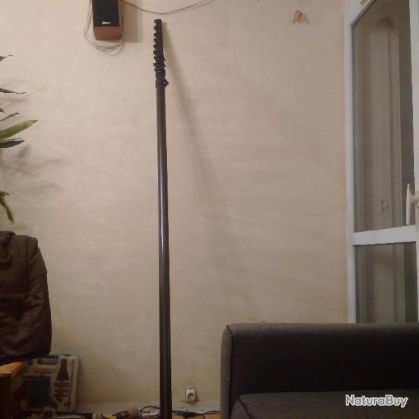 Perche tlescopique carbone 10 parties longueur dplie  20 metres