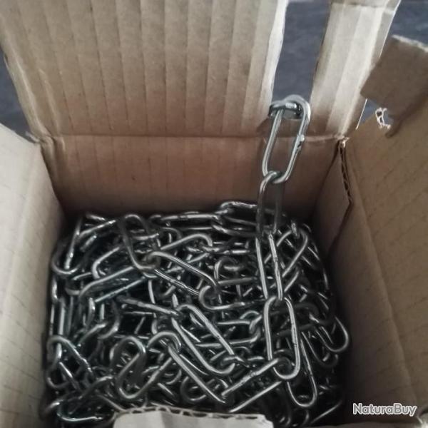 Chainette en acier lectrozingue - 25m