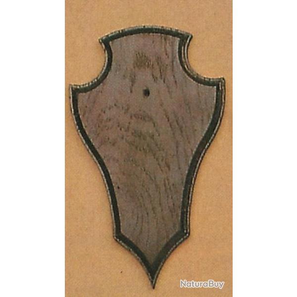 Ecusson en ch�ne pour troph�e couleur fonc�