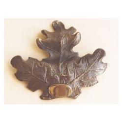 Feuille de ch&ecirc;ne bronze.
