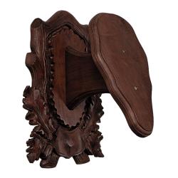 Socle sculpt&eacute; main pour Mouflon 34x24x25cm