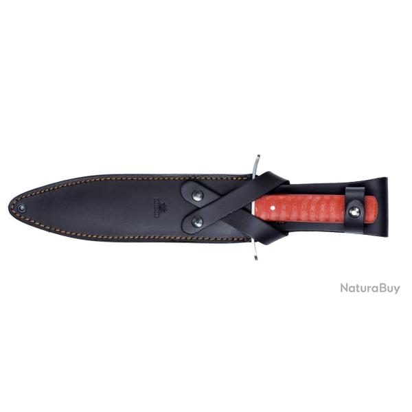 Couteau de chasse AKAH MICARTA rouge