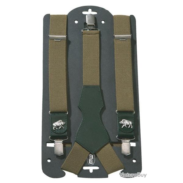 Bretelles motif sanglier