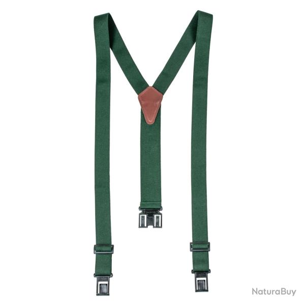 Bretelles de pantalon � crochets vert