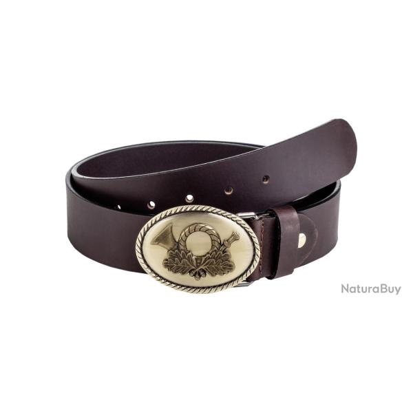 Ceinture en cuir "Cor de chasse"