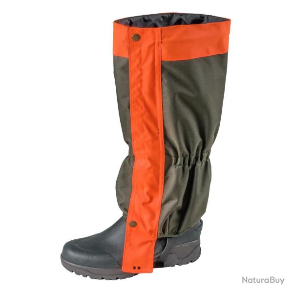 Gu�tres en polyester vert/orange