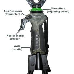 Canne de pirsch monopod GEN.4 tritzmann