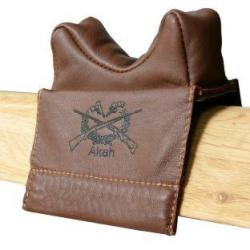 Repose-fusils en cuir d'&eacute;lan