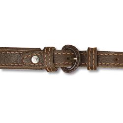 Bretelle pour fusil en cuir d'&eacute;lan