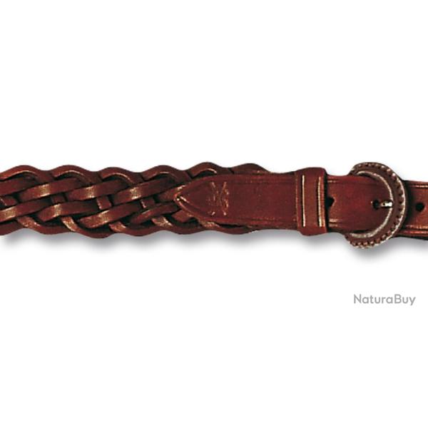 Bretelle AKAH tress� en cuir