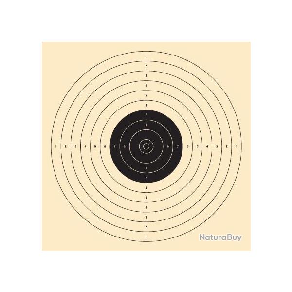 Cible de tir carton 17 X 17 cm
