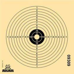 Cible carton 14x14cm Air Rifle AKAH