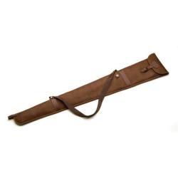 Fourreau pour fusil en cuir d'&eacute;lan
