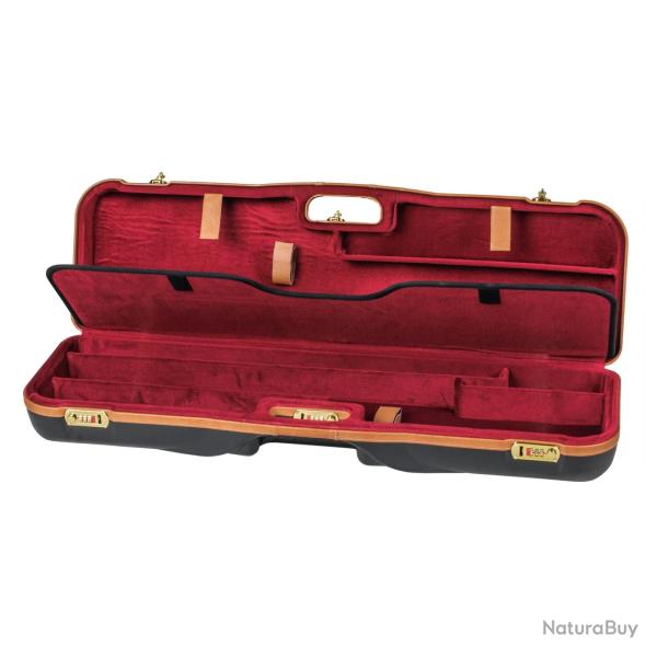 Mallette pour 2 fusil et 2 lunettes interieur en velour 86x22x13 cm