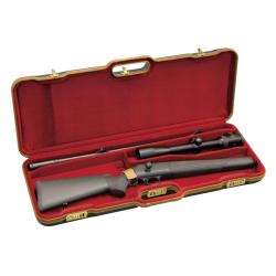 Mallette pour 2 fusil et 1 lunettes interieur en velour 76,5x25x6,5 cm