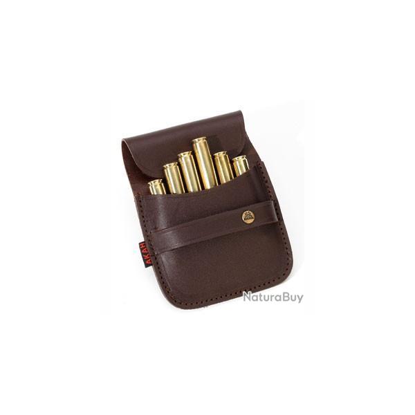 Etui � cartouches en cuir