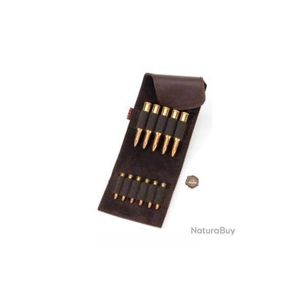 Cartouchiere Poach Pull-up cuir AKAH