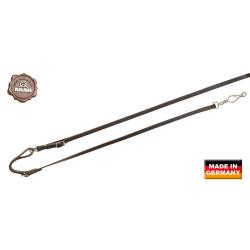 Laisse AKAH pour chien avec fermoir ciseau Brun Fonc&eacute;