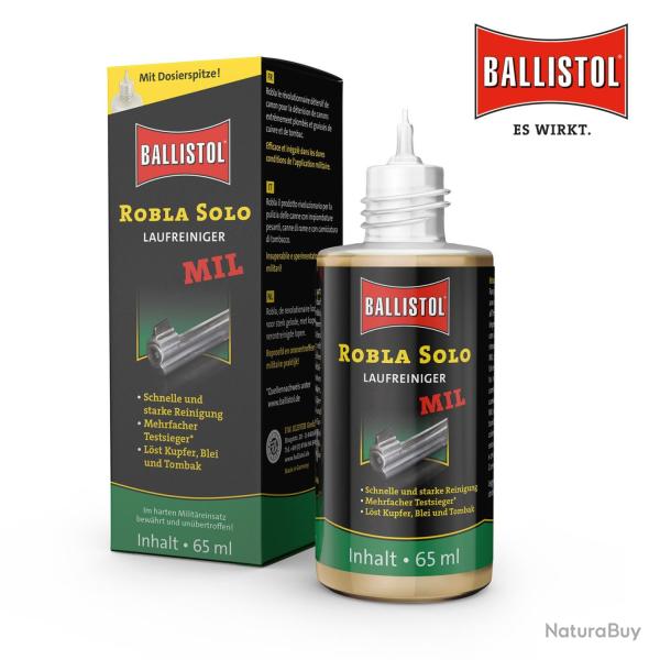 Nettoyant Ballistol Robla Solo Mil en flacon de 100 ml
