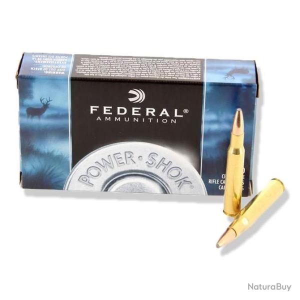 Munitions FEDERAL calibre 222 Rem Softpoint 50gr - 3.2 x20