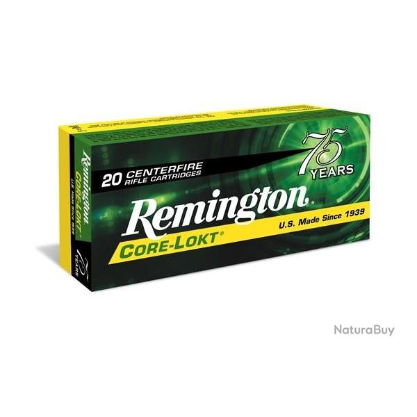 Munitions REMINGTON calibre 7mm Rem Mag Core-Lokt PSP 175gr - 11.3g x20