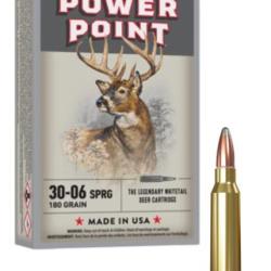 MUNITIONS WINCHESTER CALIBRE 30-06 POWER POINT 180gr - 11.7g x20