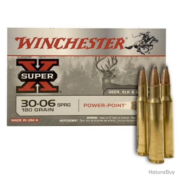 Munitions WINCHESTER calibre 30-06 Power Point 180gr - 11.7g x20