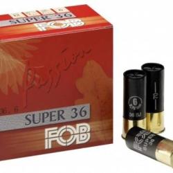 25 Cartouches FOB Super 36 Cal.12 70 BJ 36g