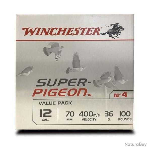 100 cartouches WINCHESTER Super Pigeon Cal.12