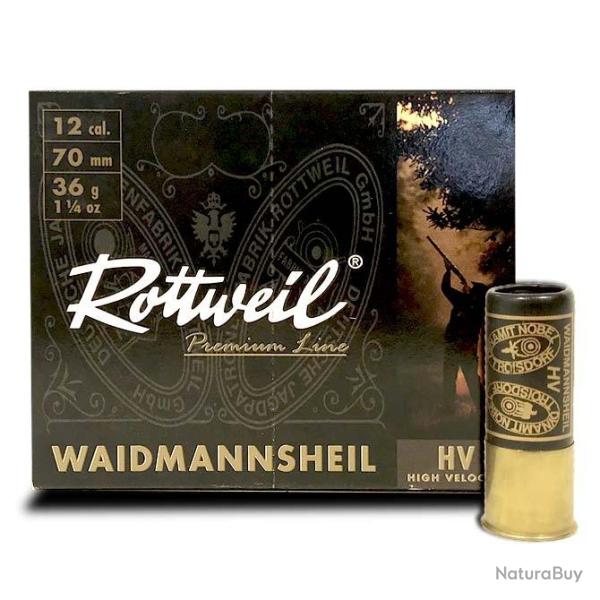 Cartouche ROTTWEIL Waidmannsheil HV Cal.12