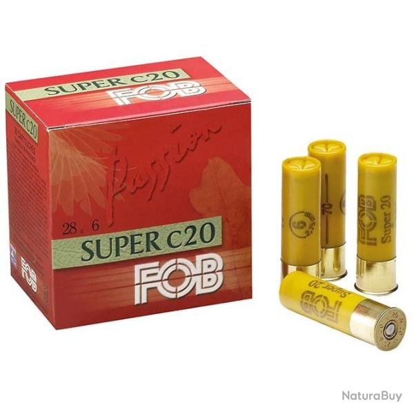 25 Cartouches FOB Super 28 Cal.20