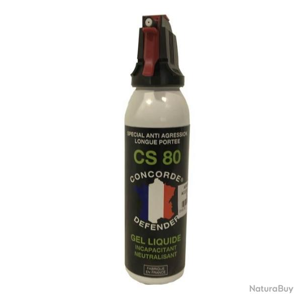 Bombe de d�fense lacrymog�nes Gel CS 80 100 ml