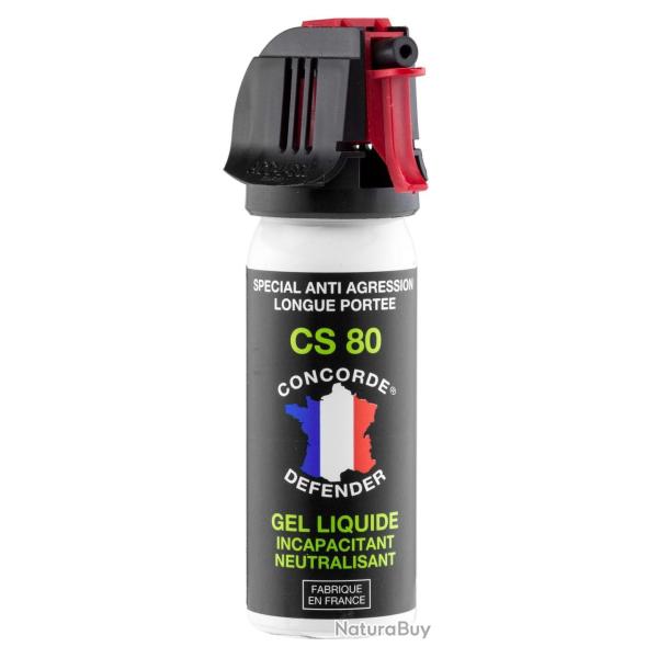 Bombe de d�fense lacrymog�nes Gel CS 80 50 ml