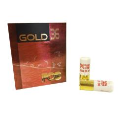 Cartouches FOB GOLD 36 GR bourre jupe plombs dor&eacute;