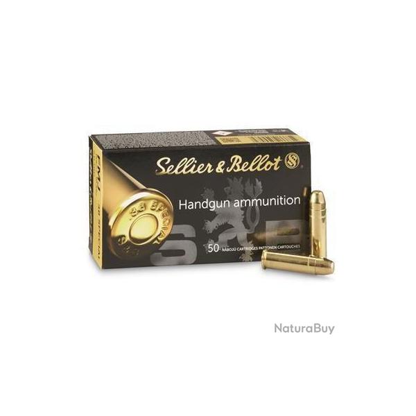 50 Munitions SELLIER & BELLOT FMJ Cal.38 SPECIAL 158 gr