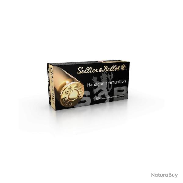50 SELLIER BELLOT 45 ACP AUTO FMJ 230GR 14.9G