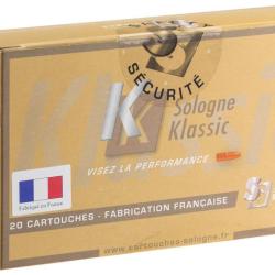 Munition Sologne Klassic Subsonique Cal. 270 win 9.7g 150gr