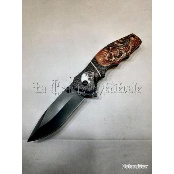 COUTEAU TACTIQUE RAGE OF SKULLS