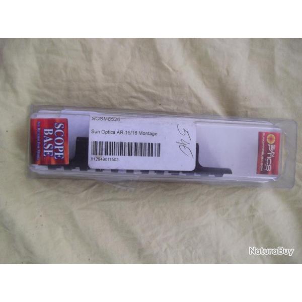 Montage Sun optic rail weaver pour AR 15 M 16