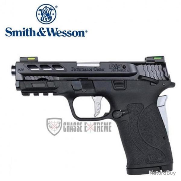Pistolet S&W M&P 380 Shield M2.0 Silver Ported Barrel Cal 380 Auto