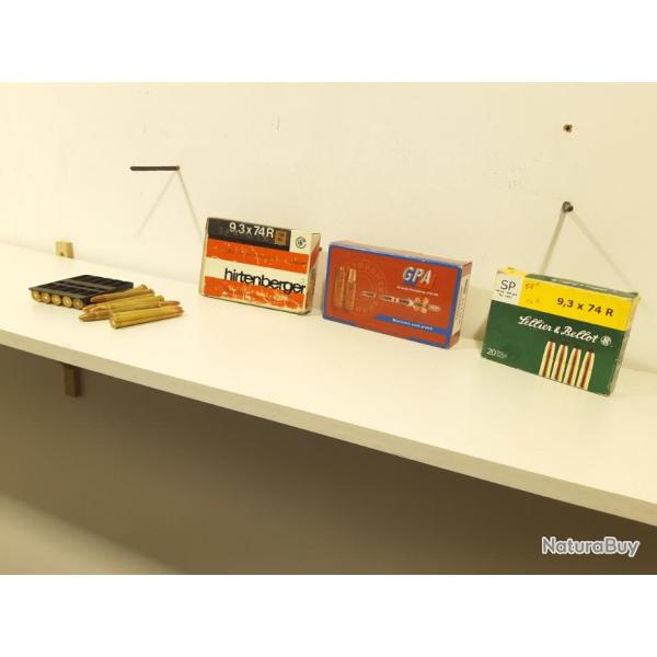 Lot de munitions 9,3x74R