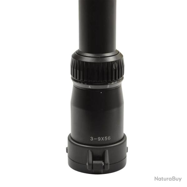 Lunette de hutte 3-9x56 + 2 colliers aluminium 630g