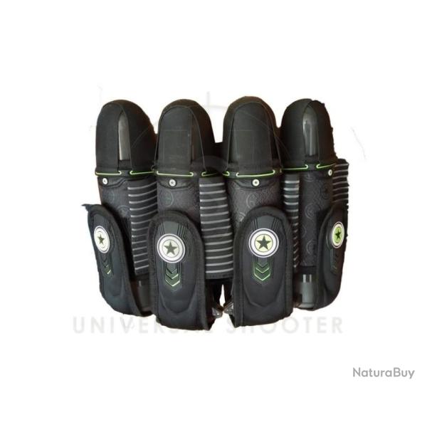 Harnais Backpack noir et vert 4 +7 GI Race Pro