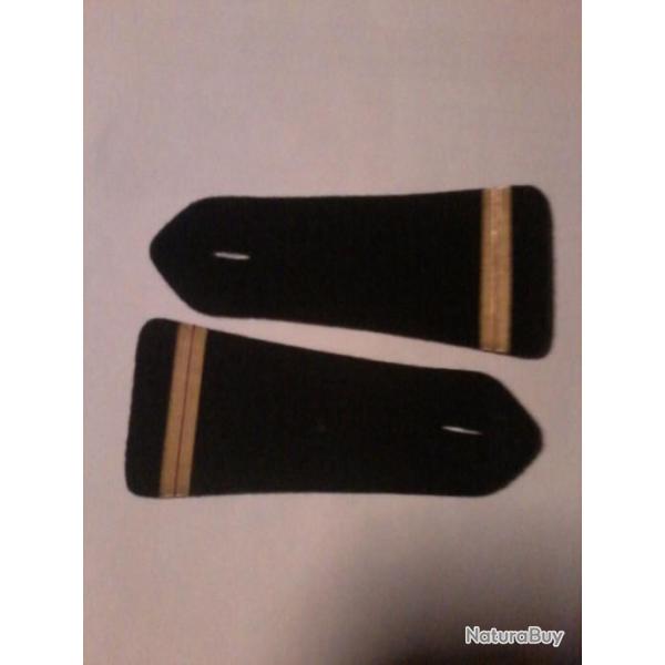 anciennes �paulettes adjudant chef ou adjudant arme inconnu