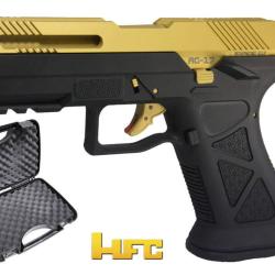 HF17 Custom Gaz Blowback Noir & Or w/ Mallette (HFC)