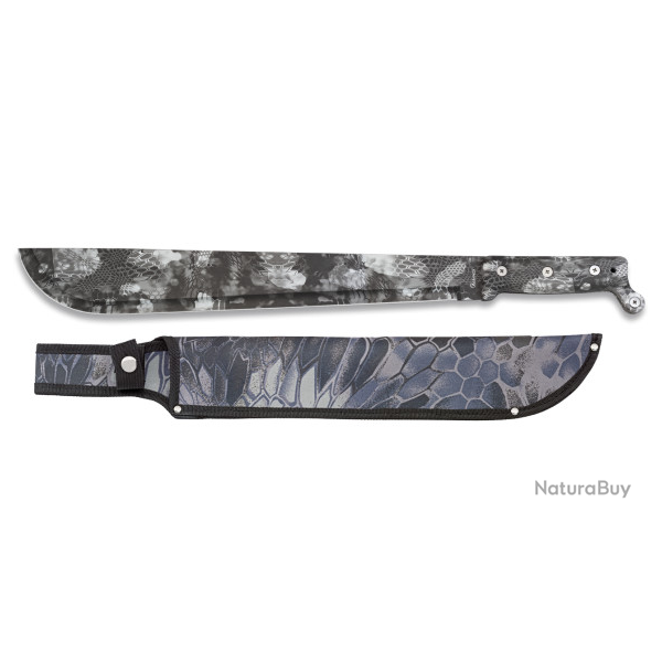 Machette black phyton Camo  lame droite