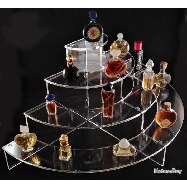 Pr�sentoir en plexi demi lune grand mod�le  r�f�rence PRE23