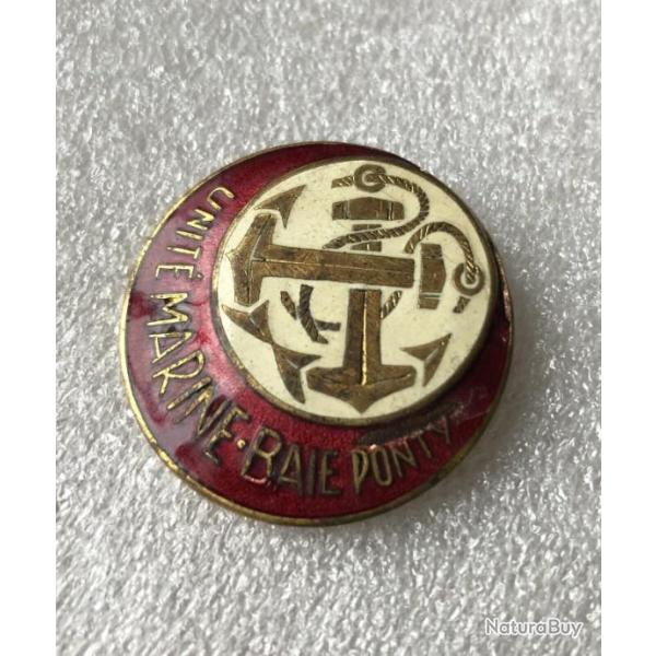 Insigne Unit� Marine Baie Ponty