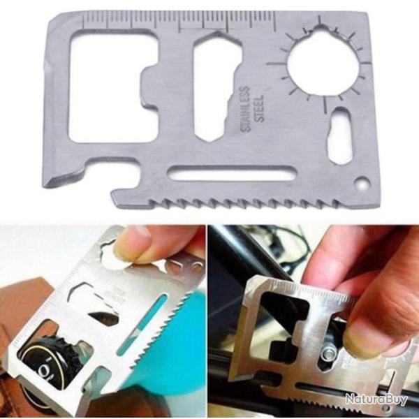 Multi outils 11 en 1 multifonction chasse en plein air survie Camping - LIVRAISON GRATUITE !!