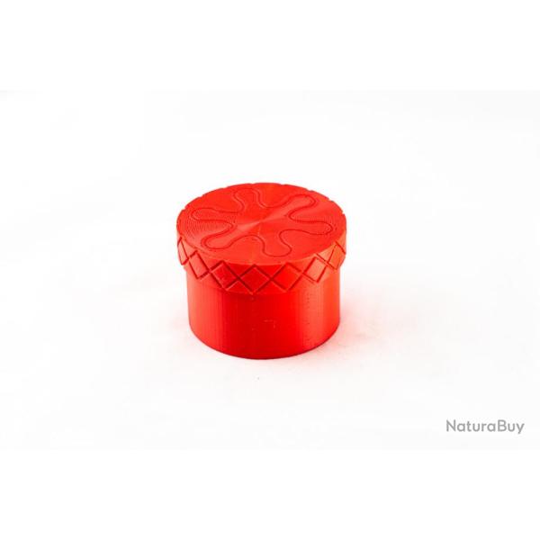 Nouvelle bo�te de rangement pour �toiles porte amorces (contenance : 6) ROUGE